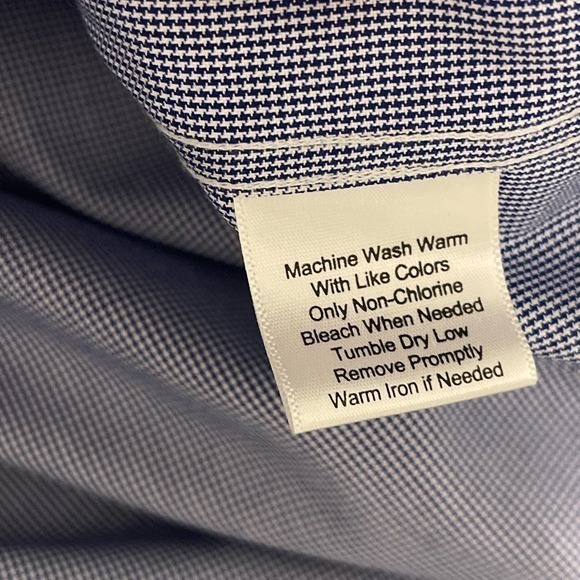 Pronto Uomo Men’s long sleeve button up dress shirt 17 32/33 - Picture 5 of 5